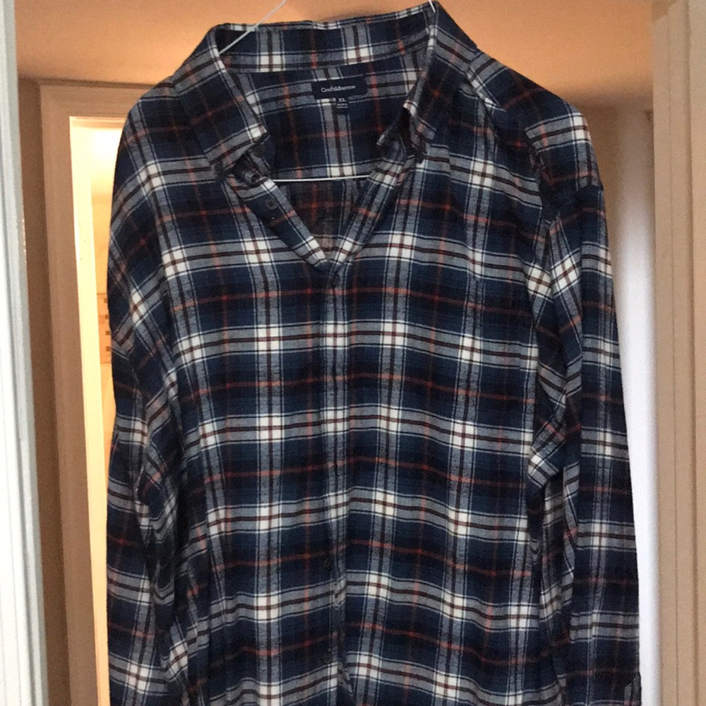 New men’s Croft and barrow flannel shirt